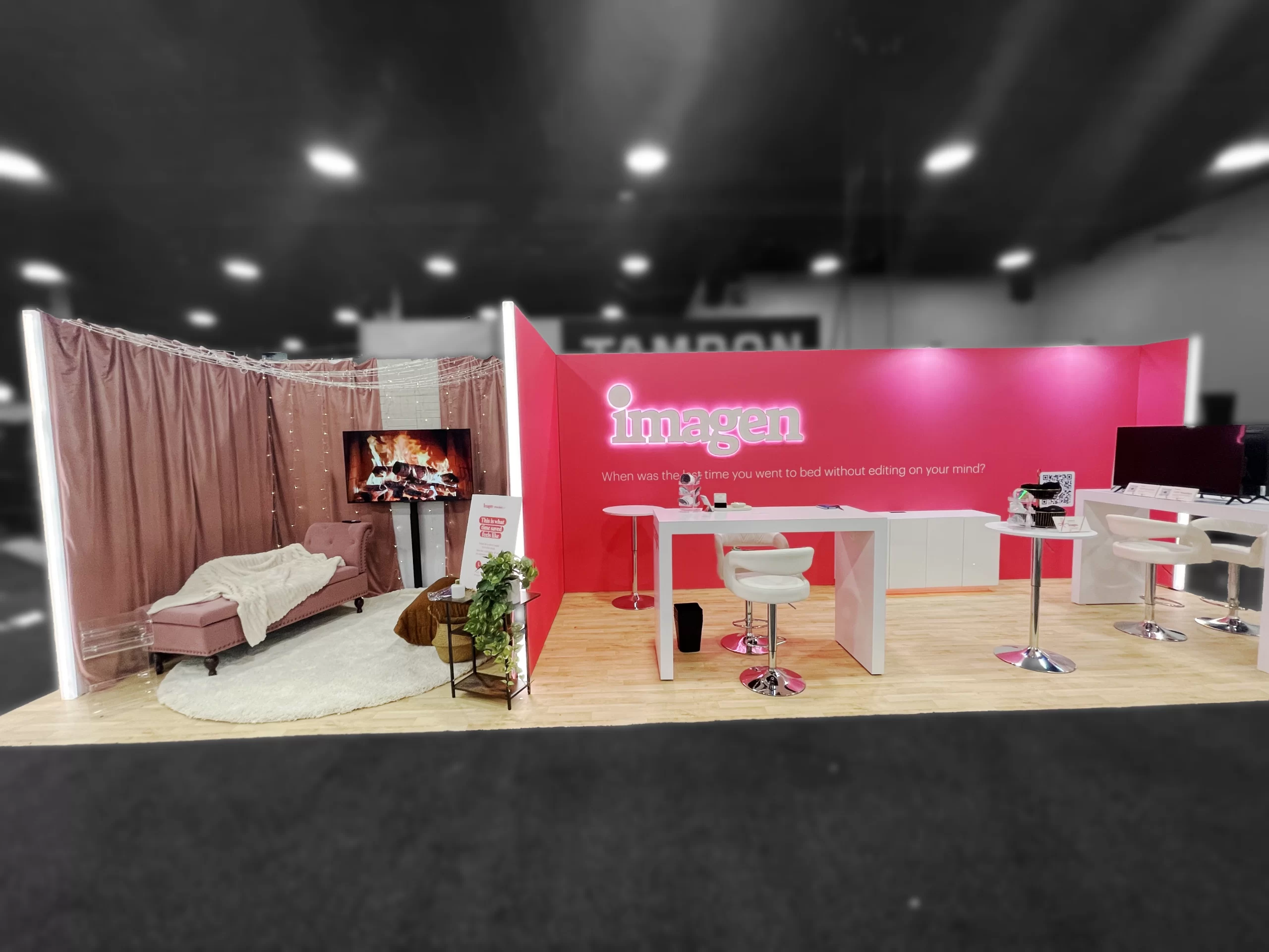 TransAct Technologies Front veiw of booth