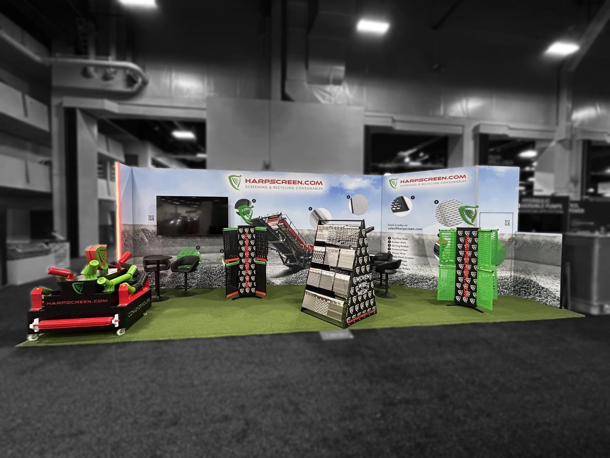 Harpscreen Booth Image